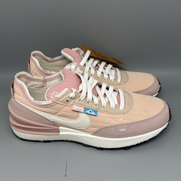 Nike Waffle One Next‎ Nature Pink Running Shoes DO4661-211 Women's Sz 8.5 NEW! - Picture 1 of 10